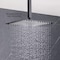 Kibi Cube 12 Metal Ultra Thin Profile Rain Shower Head 1.75 GPM - Matte Black SH1202MB - alternate 2